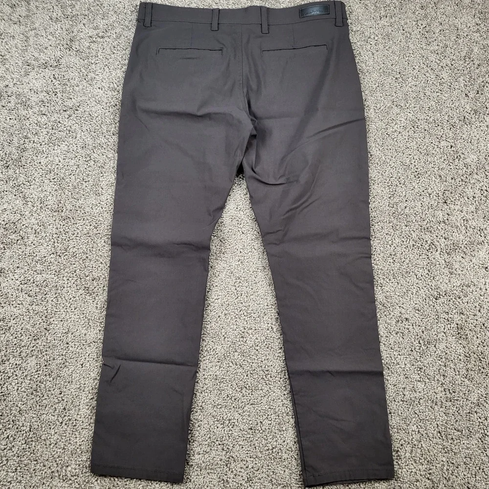 XRAY Jeans Men's Charcoal Stretch Flat Front Casual Pants Size 34x30